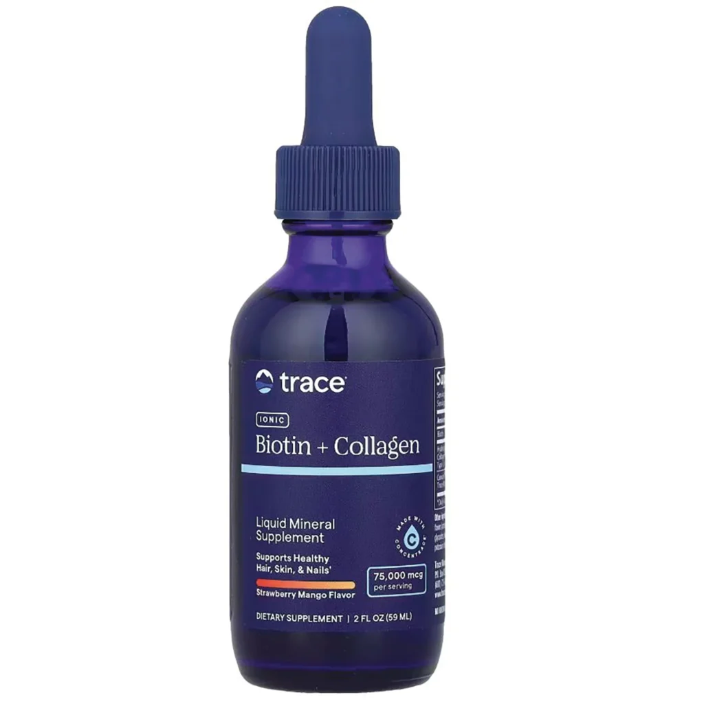 collagen supplements women over 40 Ionic Biotin + Collagen - Strawberry Mango