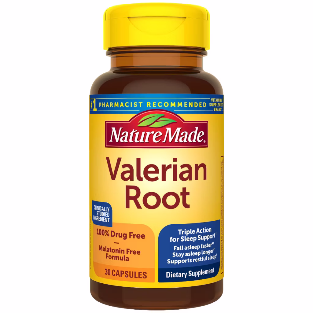 Nature Made Valerian Root Dietary Supplements Capsules supplements for better sleep