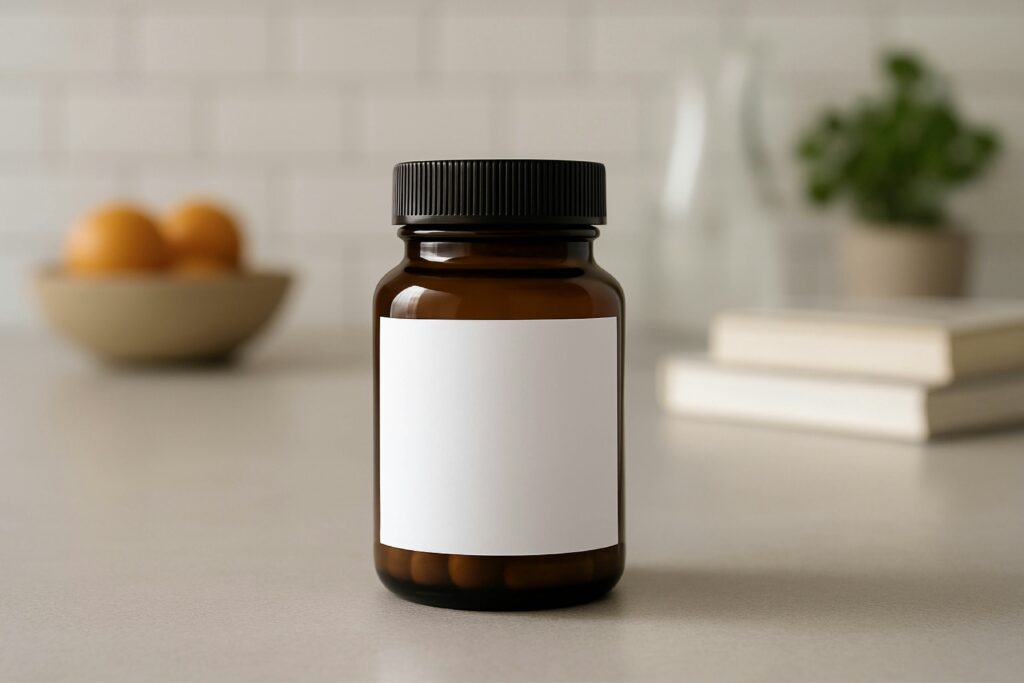 bottle of vitamins minerals supplements how to read nutrition labels