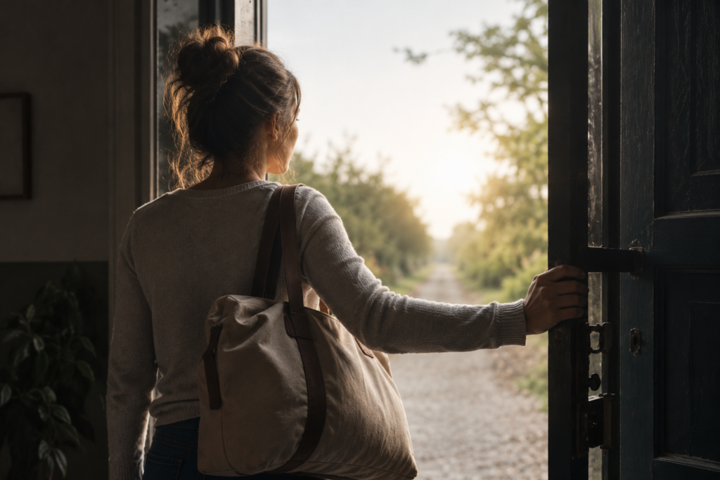trauma bonding stages woman leaving