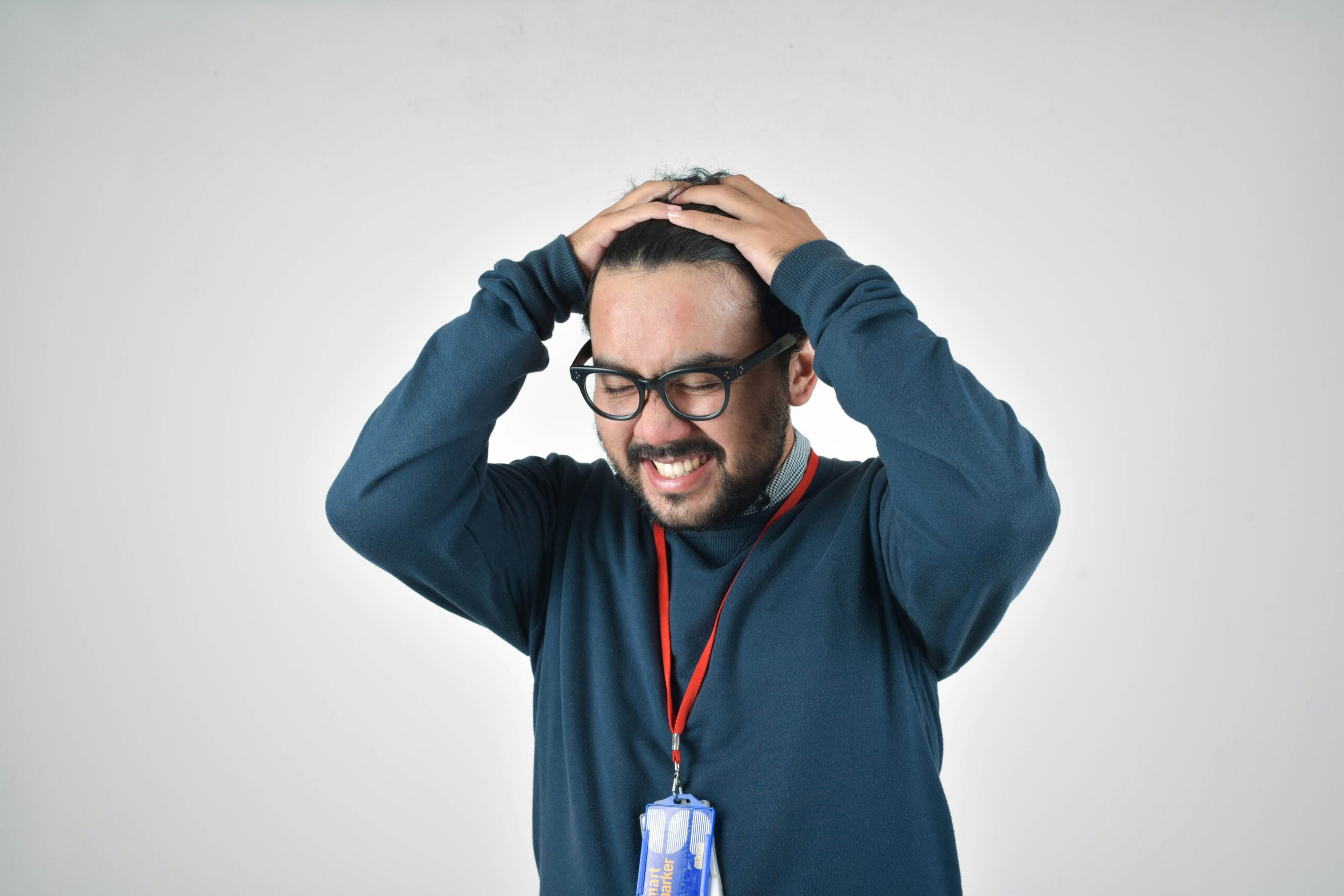 high functioning anxiety signs stress stressed out man