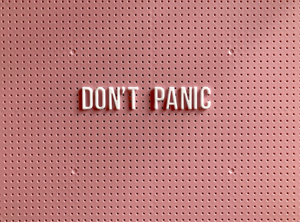 dont panic sign high functioning anxiety signs