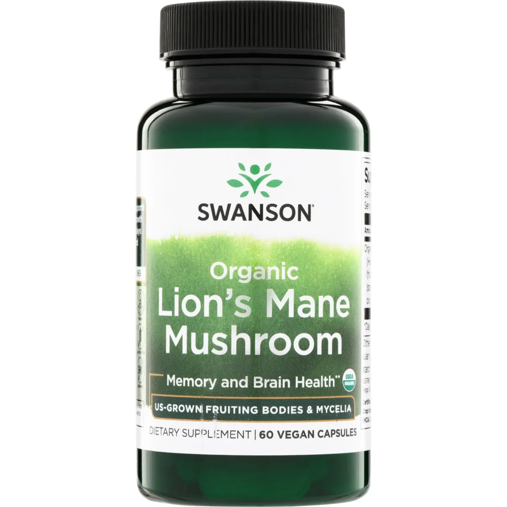 Organic Lion's Mane Mushroom best memory supplements