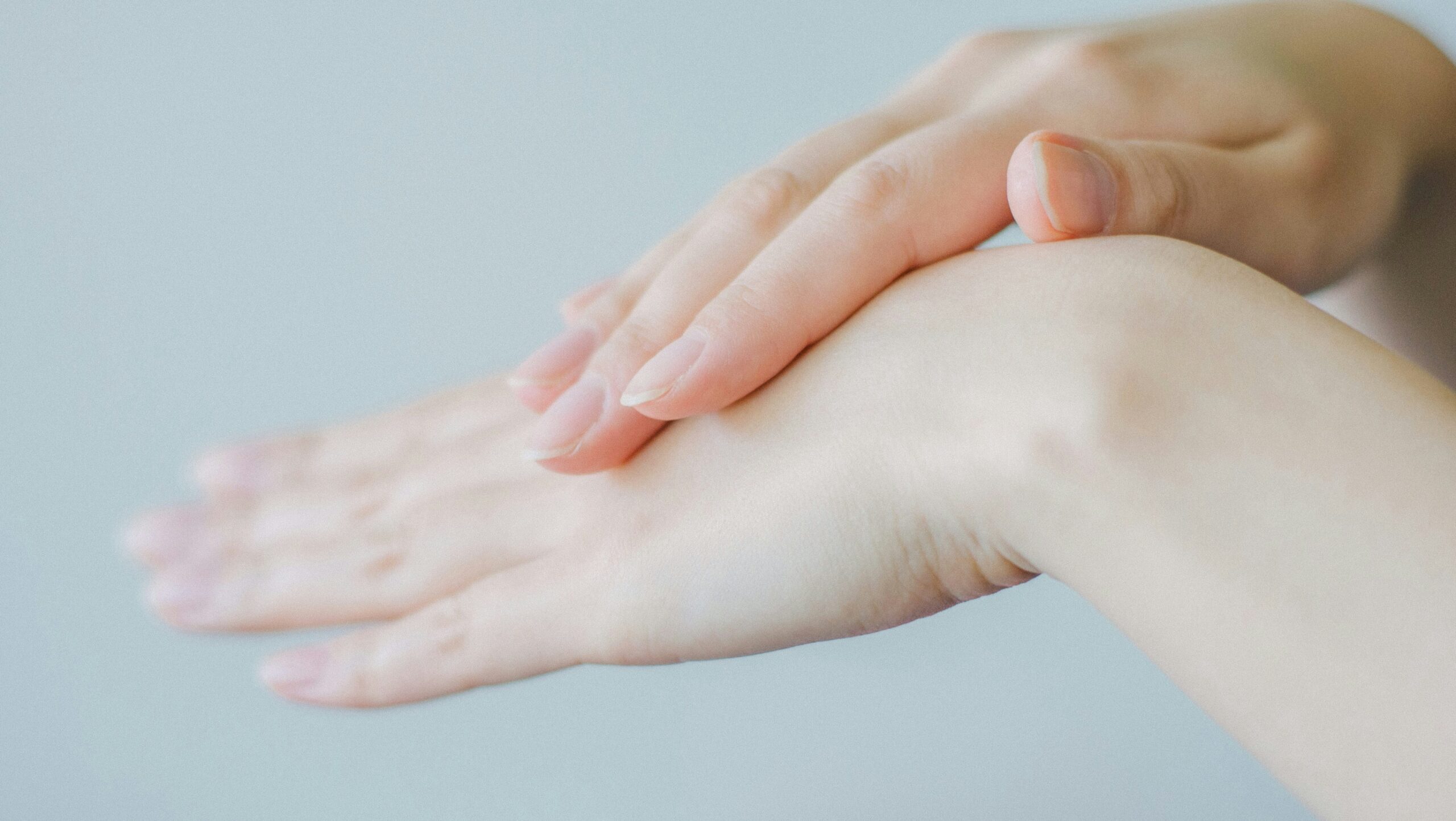hands gut skin connection