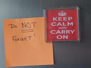 supplements for memory - don't forget