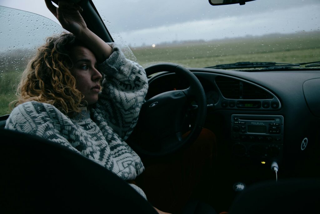 sad worried depression depressed woman overthinking detox