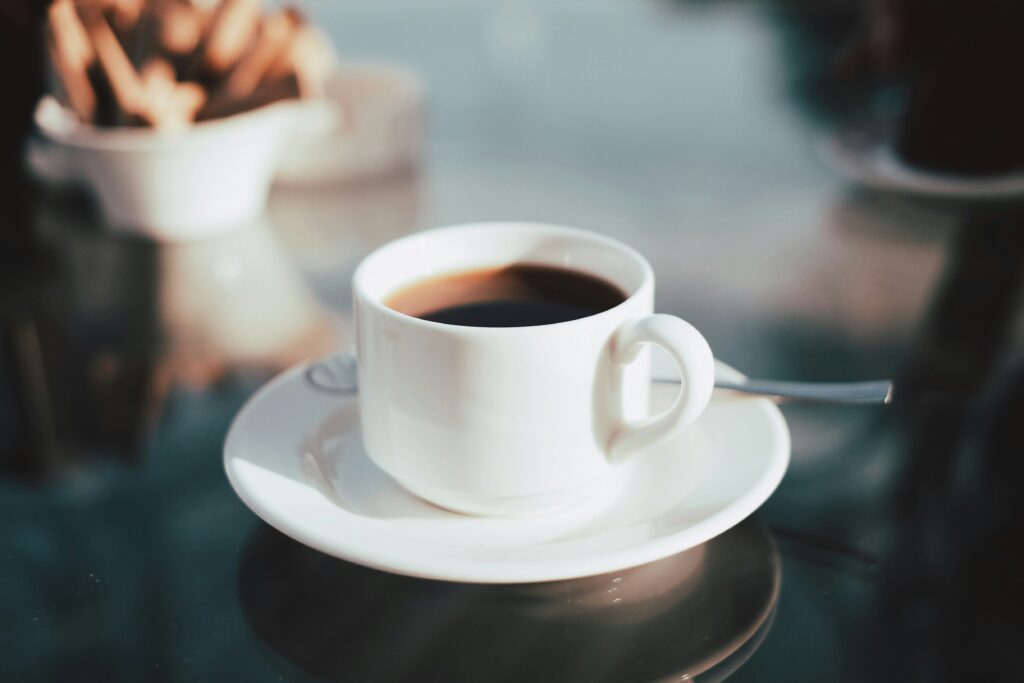 cup of coffee caffeine morning anxiety causes