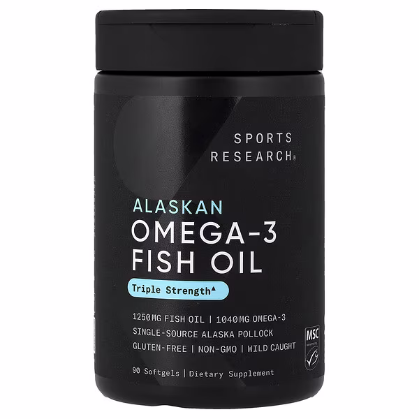Alaskan Omega-3 Fish Oil best omega-3 supplements for brain and heart health
