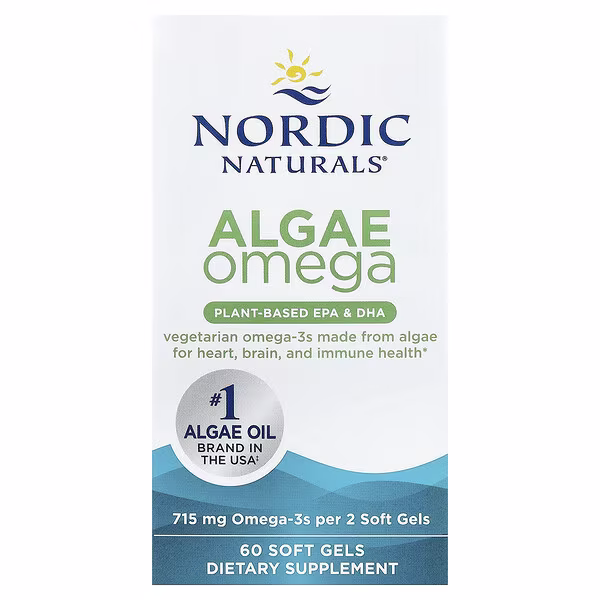 Nordic Naturals Algae Omega best omega-3 supplements for brain and heart health