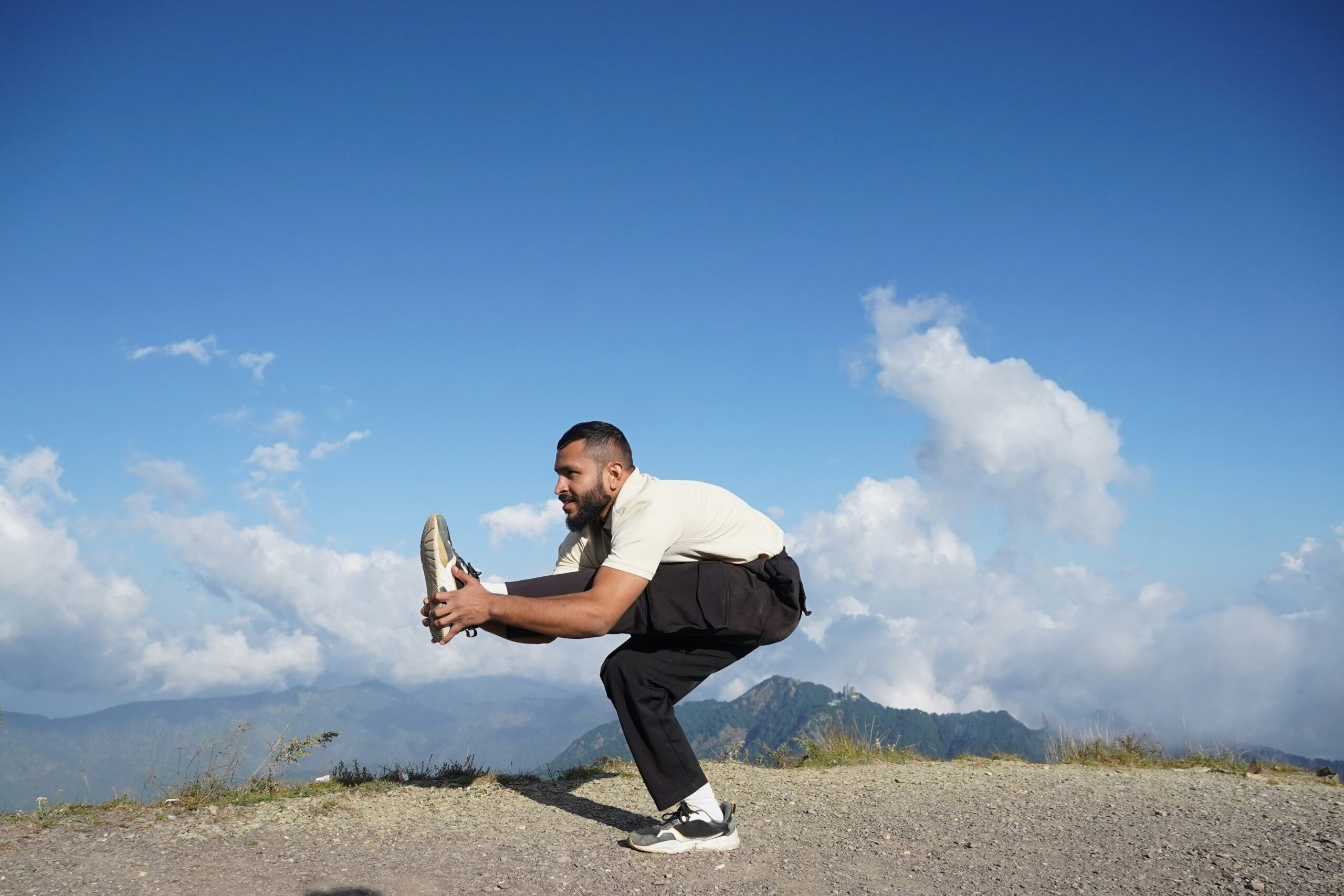 man doing yoga body mind connection