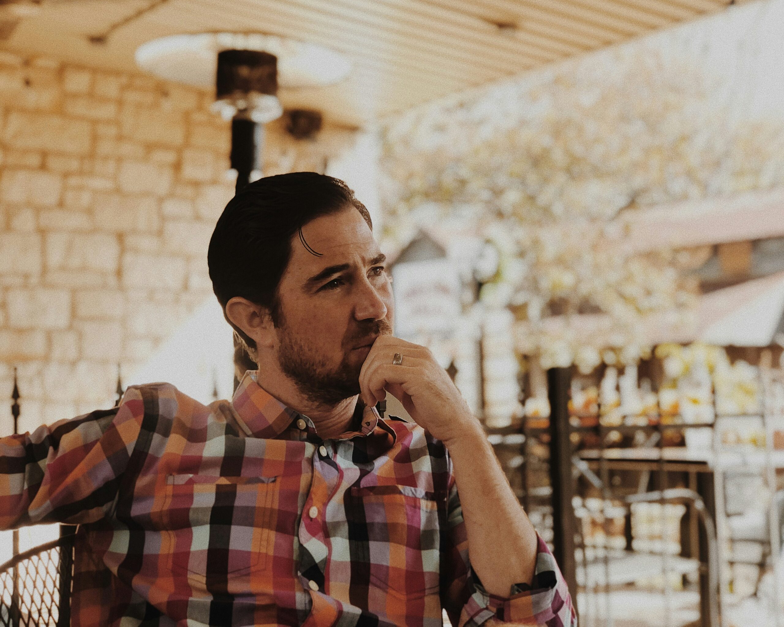 man thinking and anxious how to calm the sunday scaries