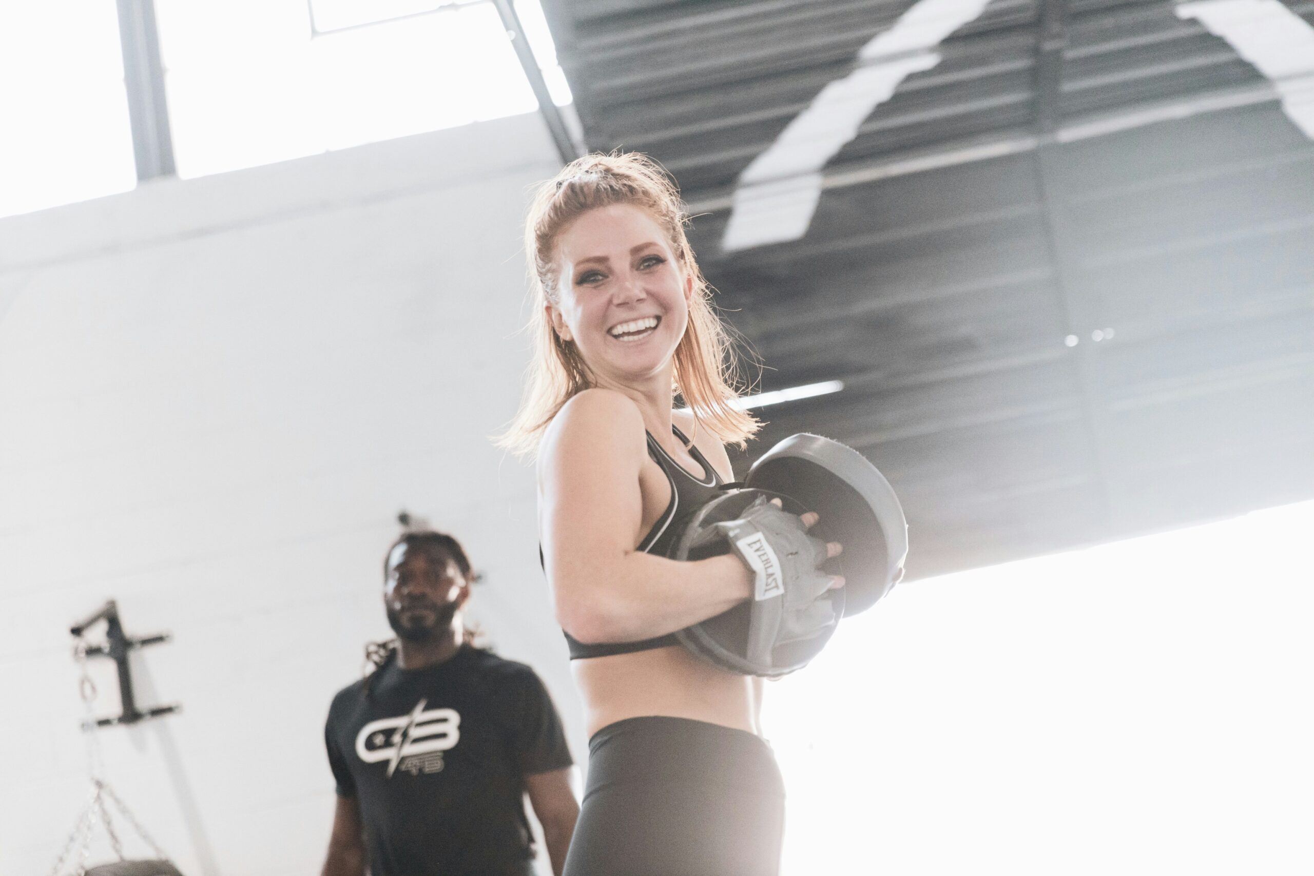 woman boxing workout out weekly workout schedule