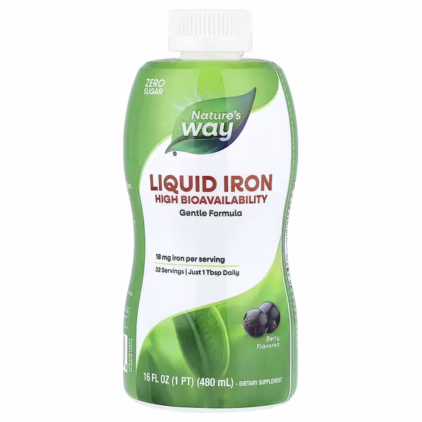 Liquid Iron vitamins for hair growth