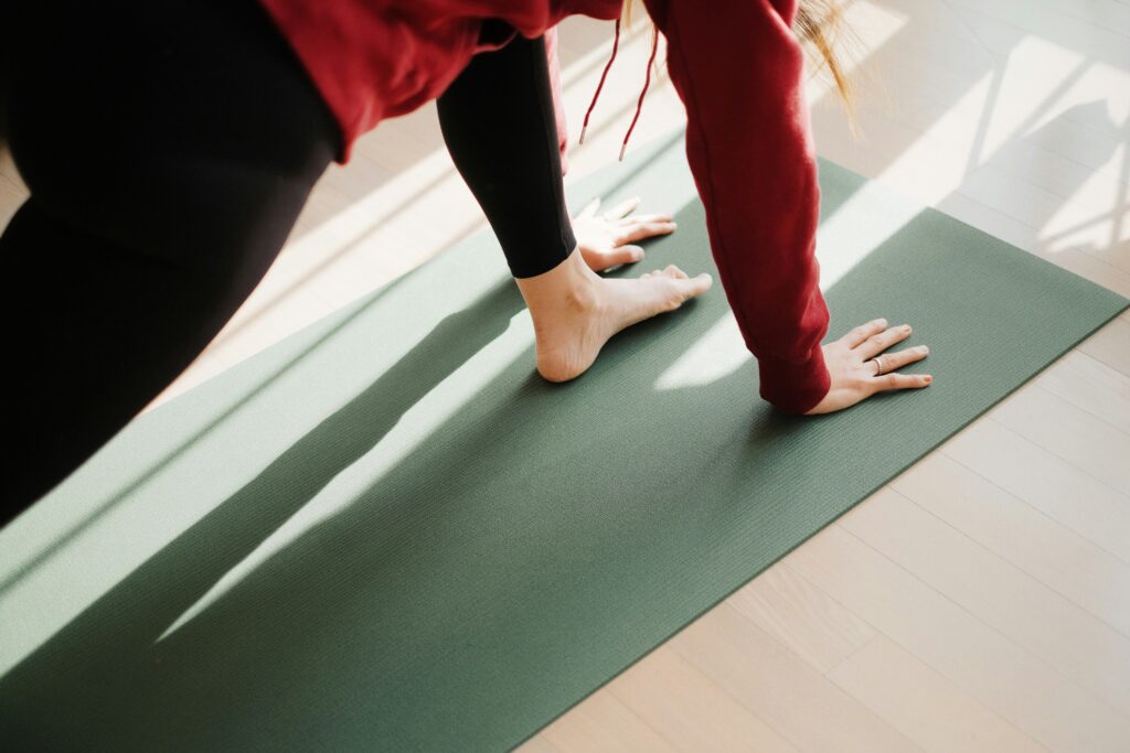 soft movement workout mat yoga