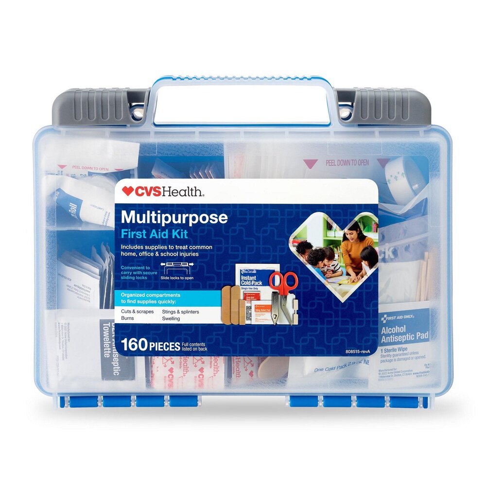 CVS Multi-Purpose 160pc Plastic First Aid Kit healthy father's day gifts