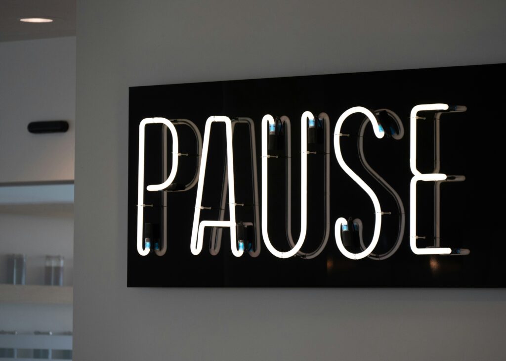 pause stop wait how to stop people pleasing