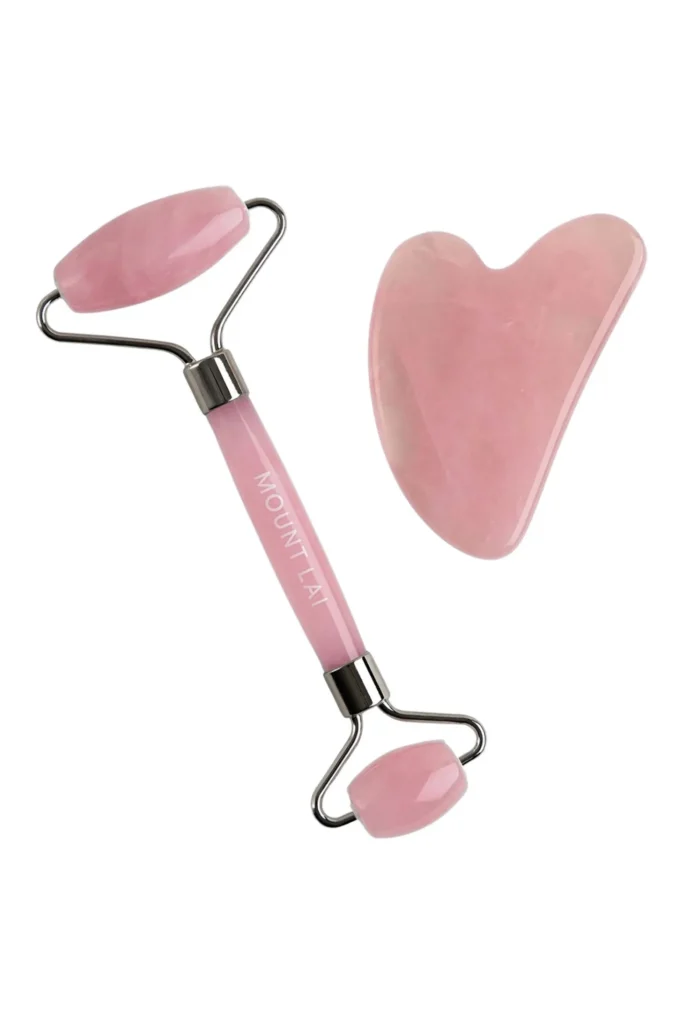 Rose Quartz Facial Set home spa wellness products