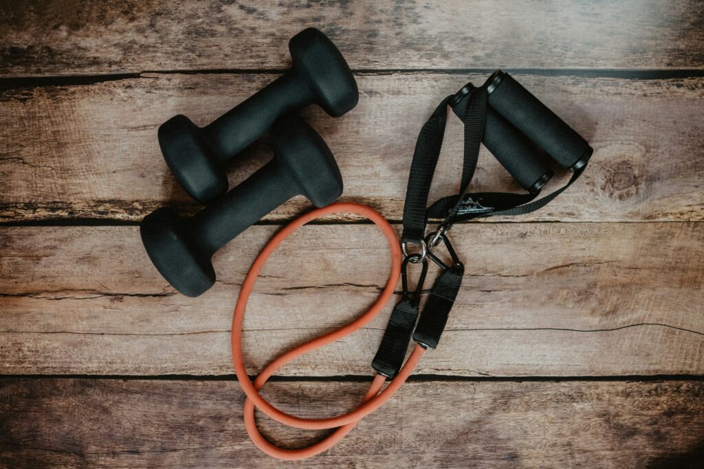 weights exercise fitness fall fitness reset