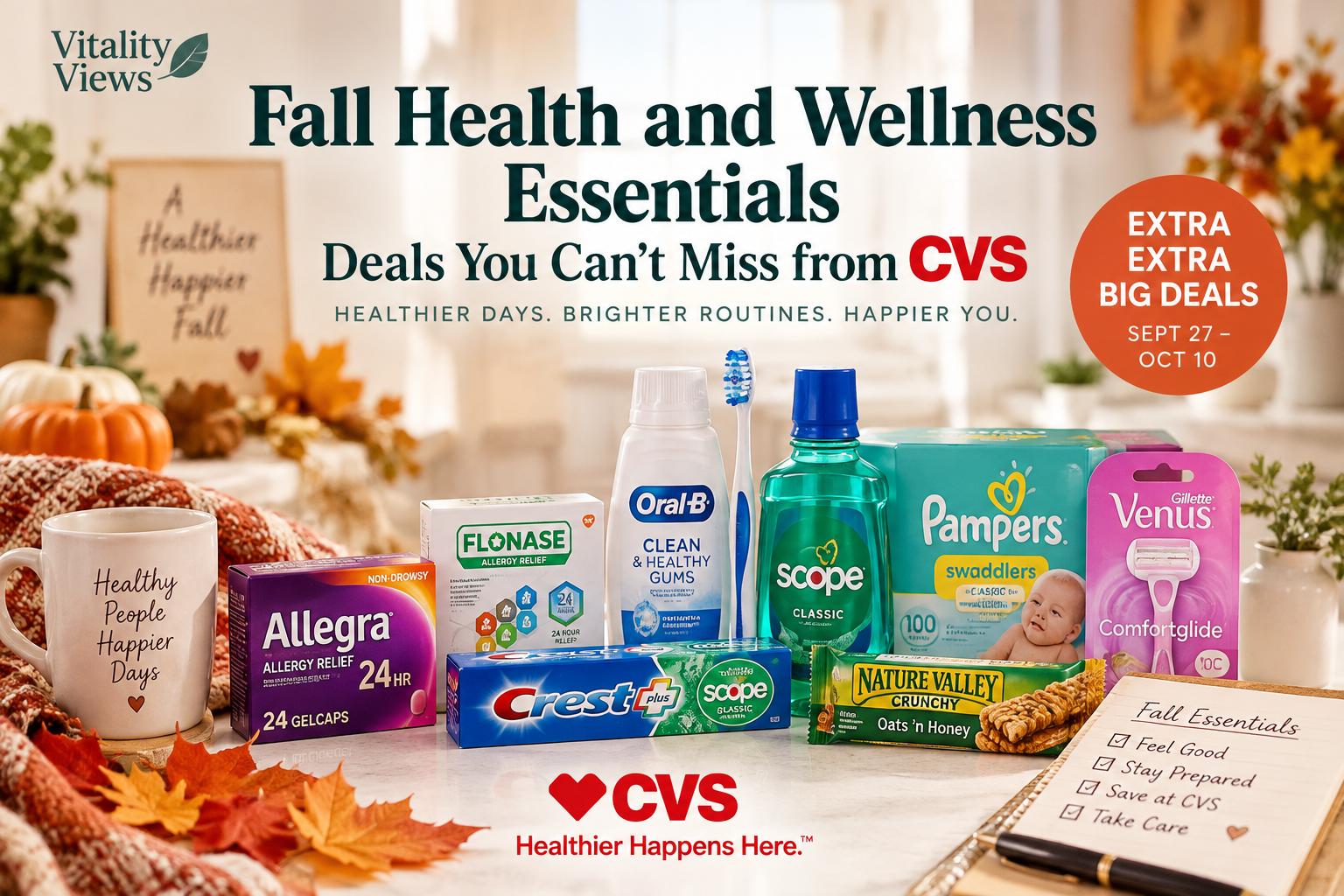 fall health and wellness essentials