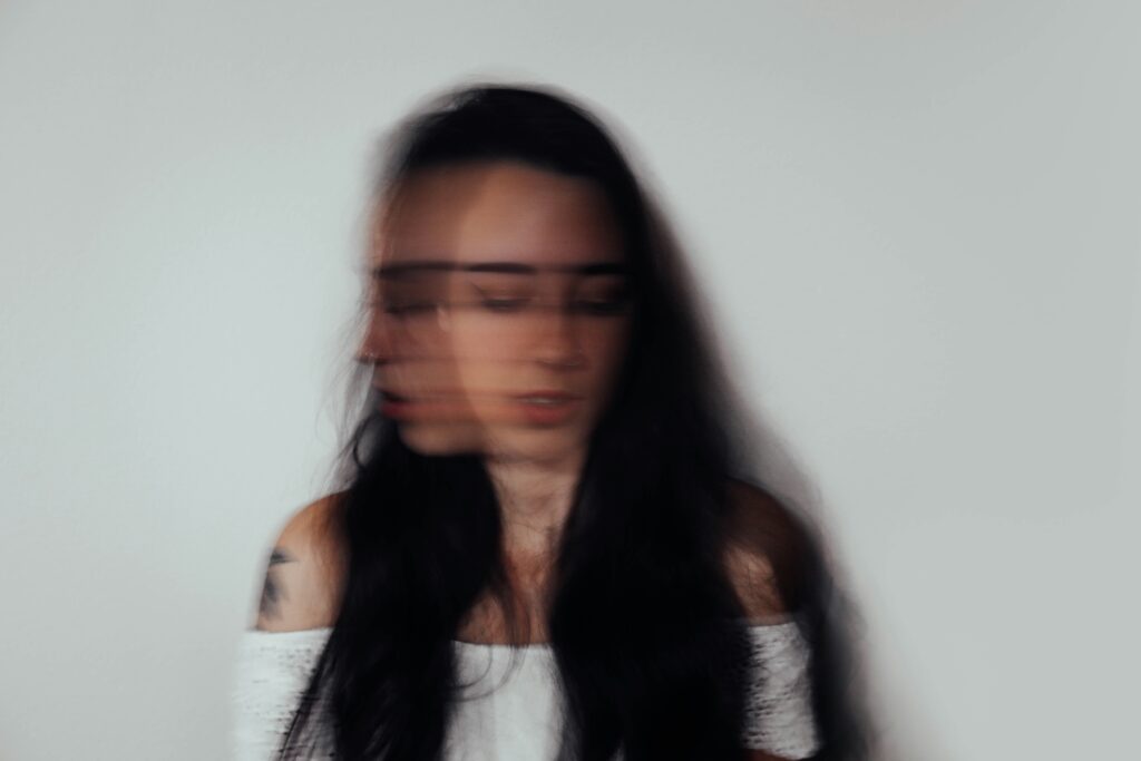 invisible anxiety - anxious woman