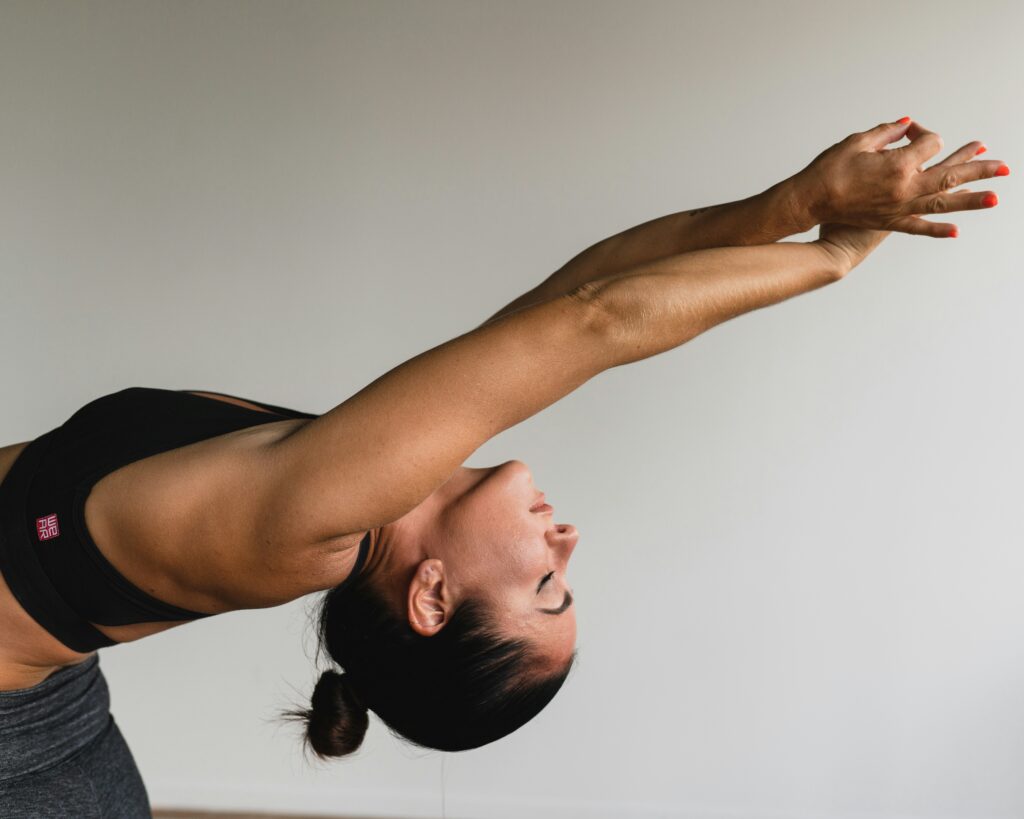 woman doing yoga woman exercising woman stretching don't stretch after running