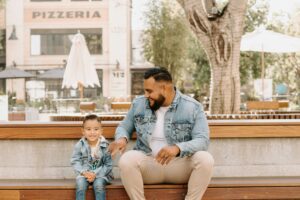 healthy gifts for dads - dad and son