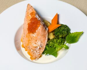 Omega-3 Brain Health - salmon dinner