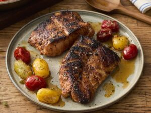 healthy bbq options - smoky paprika rubbed fish