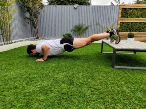 Intermittent Fasting During Hot Weather - man exercising outside - supplements for muscle