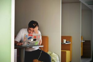 stressed out student - brain fog causes