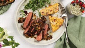 steak lunch - gluten-free lunch