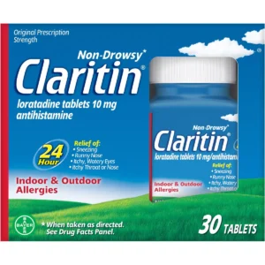 Loratadine - seasonal allergy symptoms