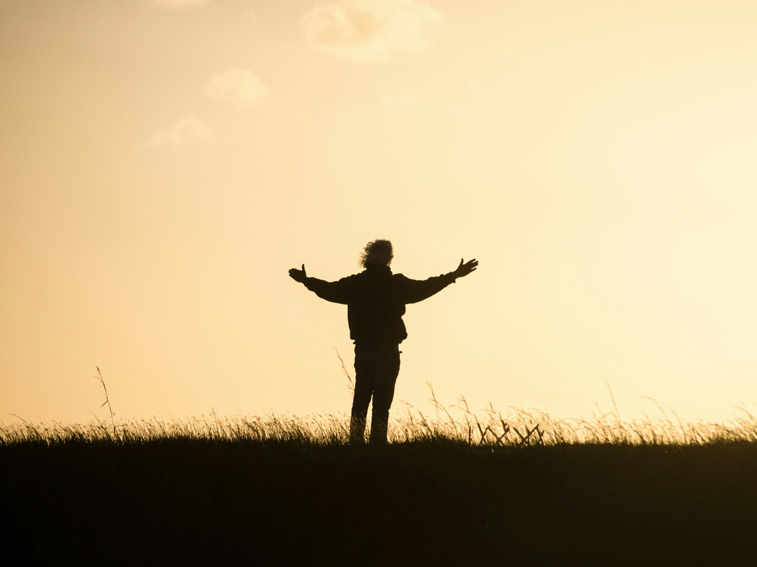 practicing gratitude man