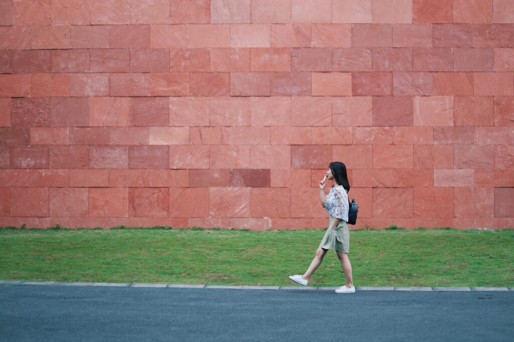 is walking 10000 steps a day enough exercise woman walking