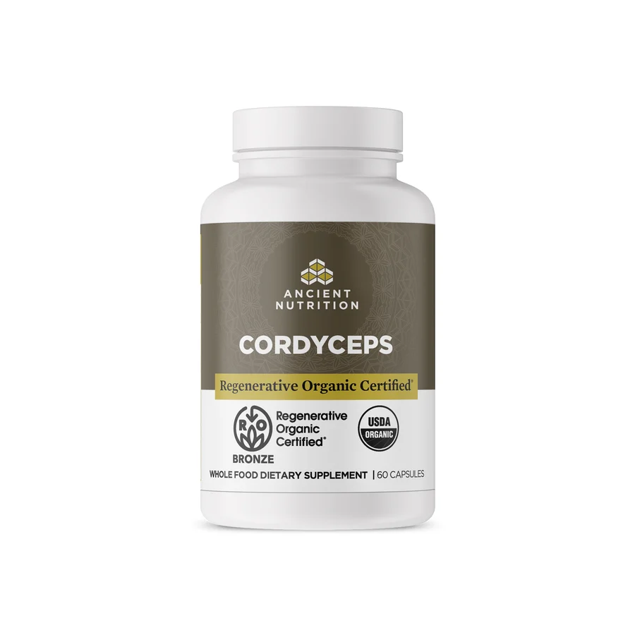 Regenerative Organic Certified® Cordyceps best adaptogens for energy